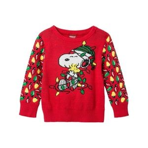Peanuts 🎄Snoopy Sweater - NB